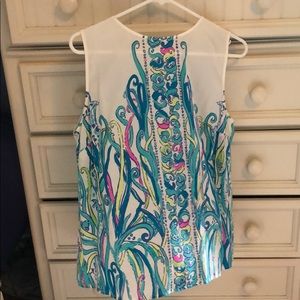 Lily Pulitzer silky tank top
